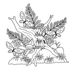 Woodland Stump Digital Stamp